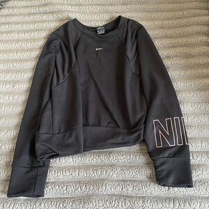 Nike Black Sweater with Pink Accents